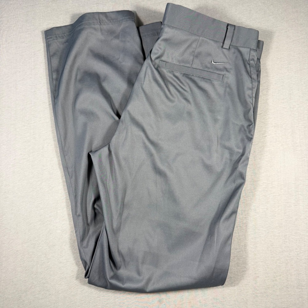 Nike Golf Tour Performance Dri-FIT Pants Grey Mens 33x32 Stretch Pants